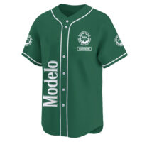 Personalized Modelo St Patrick's Day Baseball Jersey