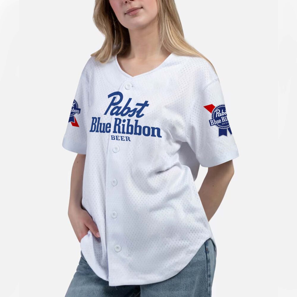 Personalized Pabst Blue Ribbon Baseball Jersey Personalized Pabst Blue Ribbon Baseball Jersey