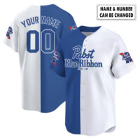 Personalized Pabst Blue Ribbon Baseball Jersey