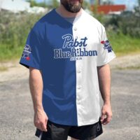Personalized Pabst Blue Ribbon Baseball Jersey