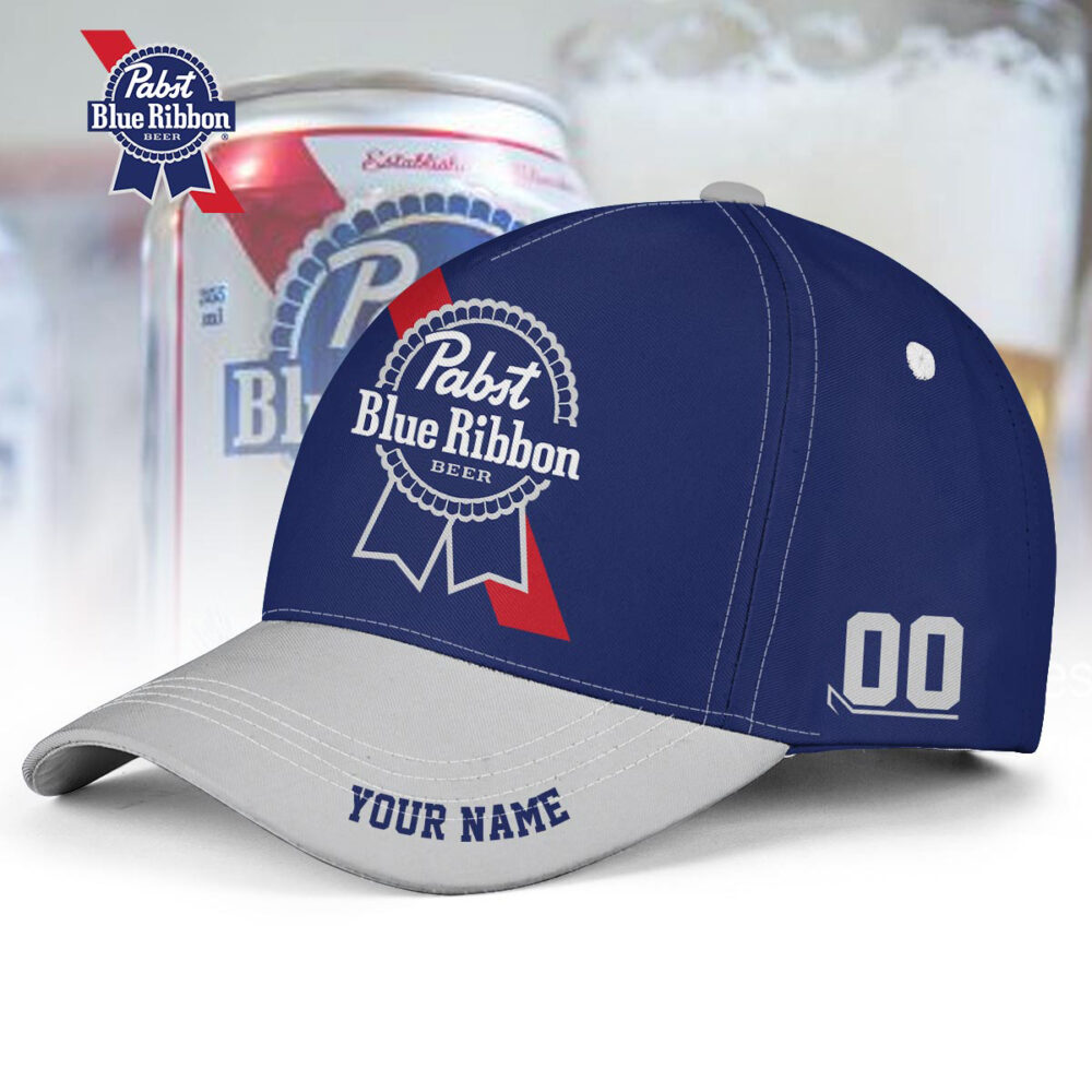Personalized Pabst Blue Ribbon Classic Cap Personalized Pabst Blue Ribbon Classic Cap