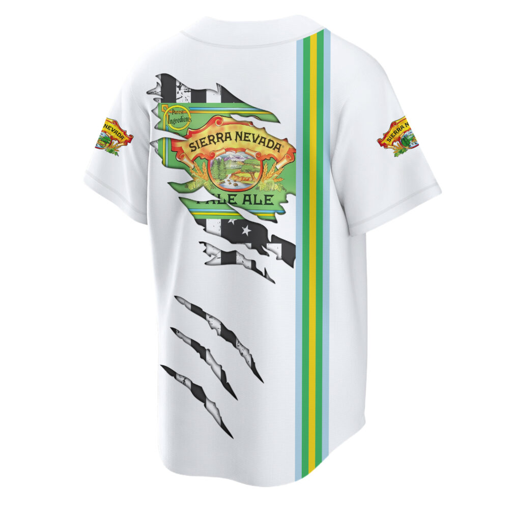 Personalized Sierra Nevada Claw Scratches Baseball Jersey Personalized Sierra Nevada Claw Scratches Baseball Jersey