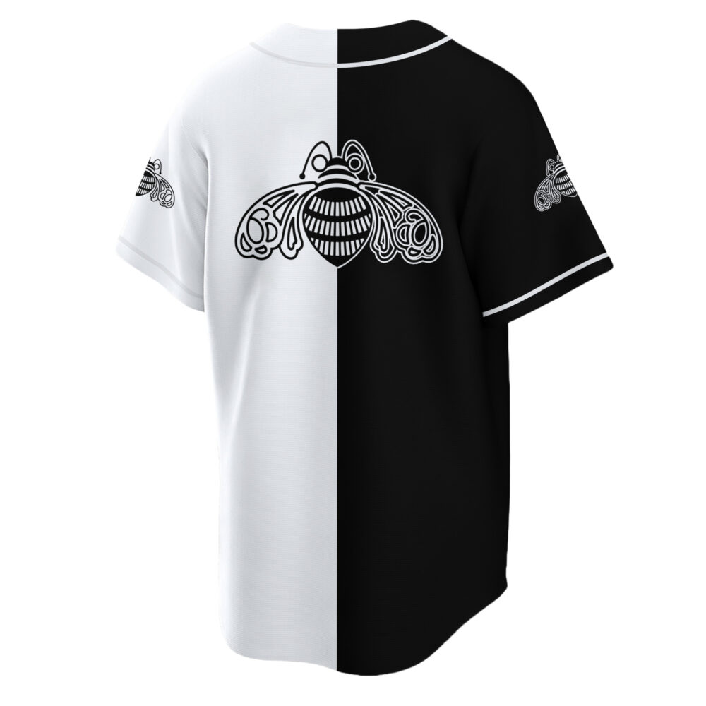 Personalized Split Patron Tequila Black And White Baseball Jersey Personalized Split Patron Tequila Black And White Baseball Jersey