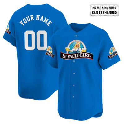 Personalized St Paulies Girl Baseball Jersey