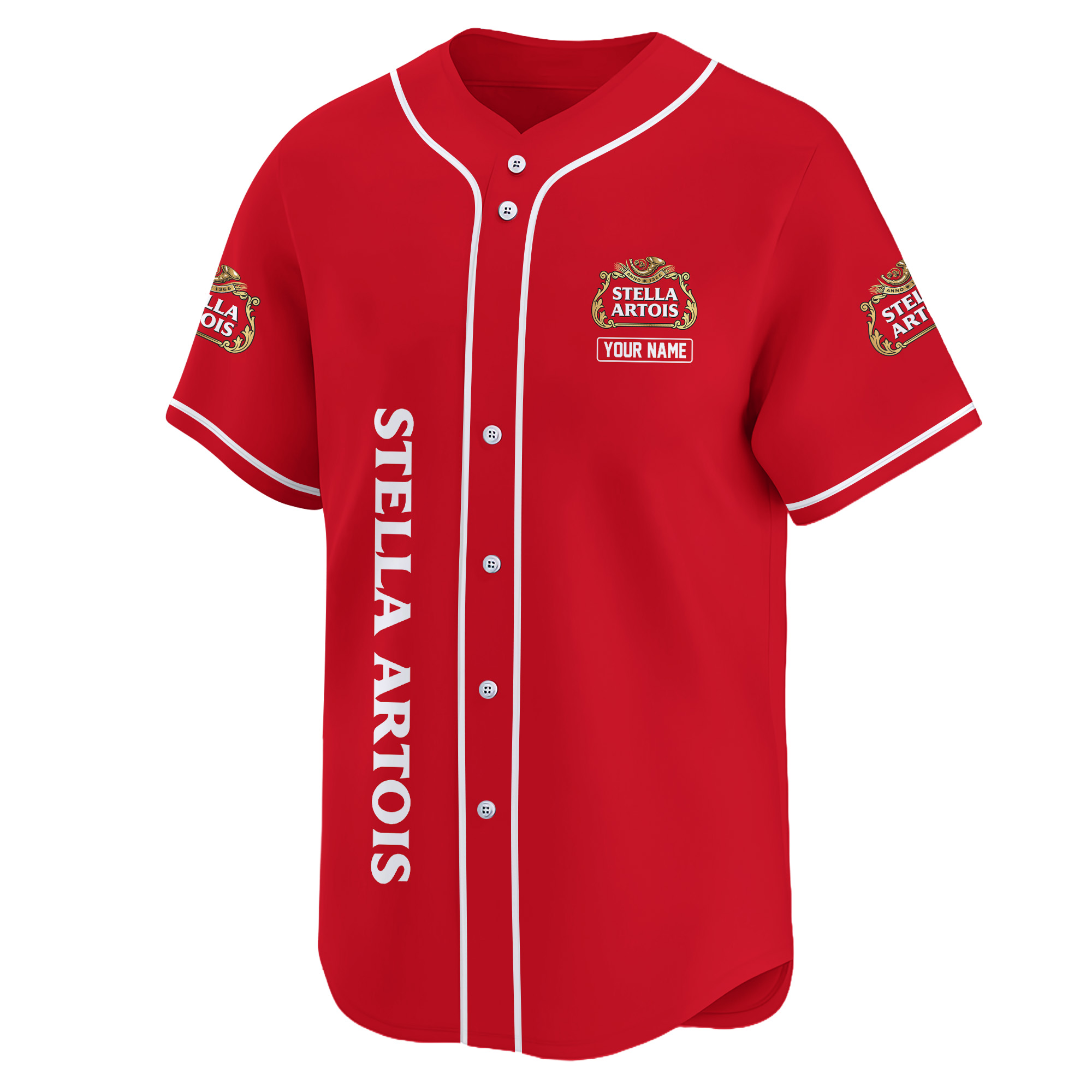 Personalized Stella Artois Happy Father’s Day Baseball Jersey