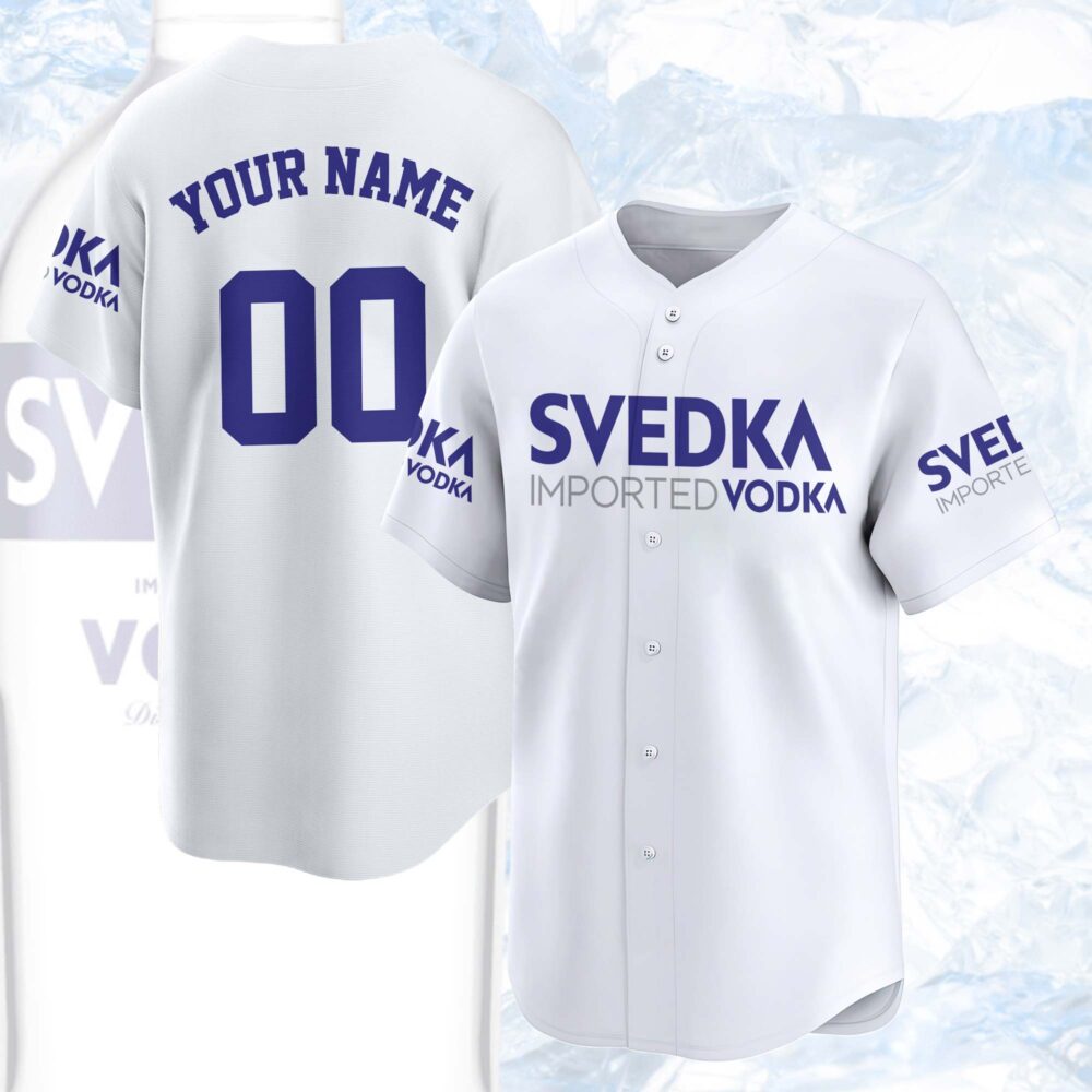 Personalized Svedka Baseball Jersey Personalized Svedka Baseball Jersey