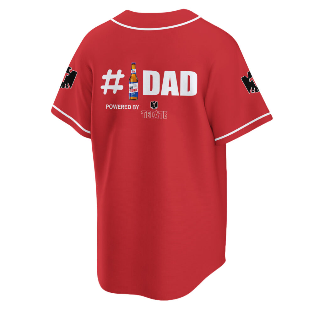 Personalized Tecate Happy Father's Day Baseball Jersey Personalized Tecate Happy Father's Day Baseball Jersey