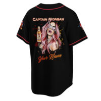 Personalized The Girl Like Captain Morgan Baseball Jersey