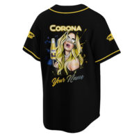 Personalized The Girl Like Corona Extra Baseball Jersey