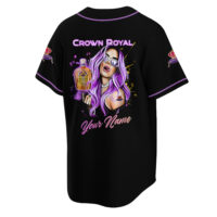 Personalized The Girl Like Crown Royal Baseball Jersey