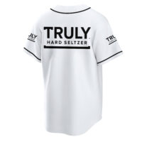 Personalized Truly Hard Seltzer White Baseball Jersey