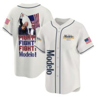 Personalized Trump Fight Fight Fight Modelo Baseball Jersey