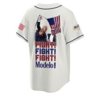 Personalized Trump Fight Fight Fight Modelo Baseball Jersey