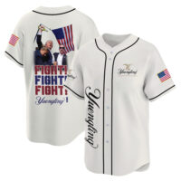 Personalized Trump Fight Fight Fight Yuengling Baseball Jersey