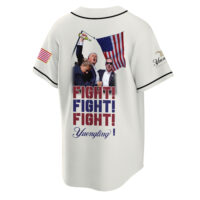 Personalized Trump Fight Fight Fight Yuengling Baseball Jersey