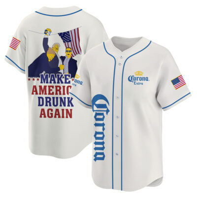 Personalized Trump Make American Drunk Corona Extra Again Baseball Jersey