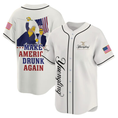 Personalized Trump Make American Drunk Yuengling Again Baseball Jersey