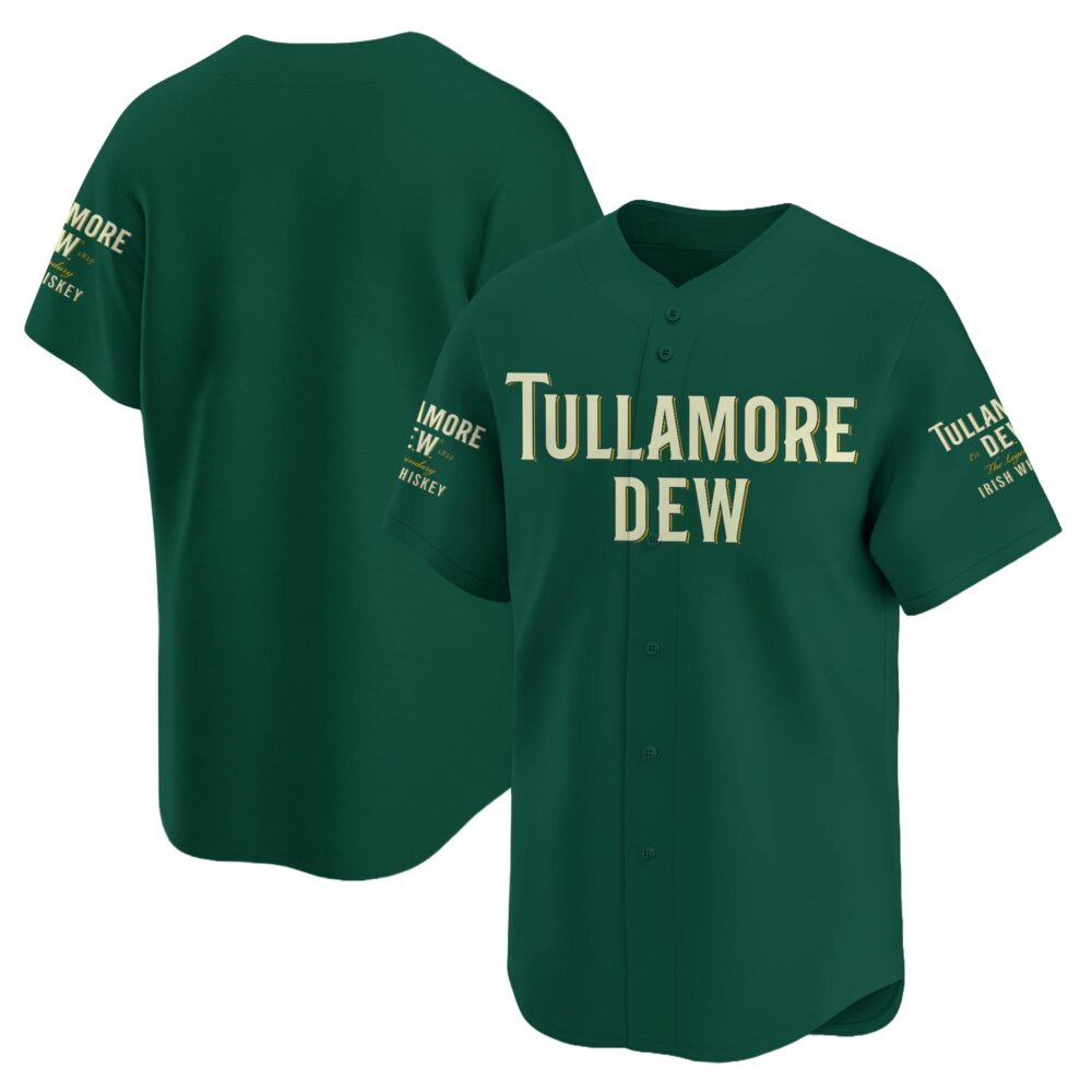 Personalized Tullamore Dew Baseball Jersey Personalized Tullamore Dew Baseball Jersey