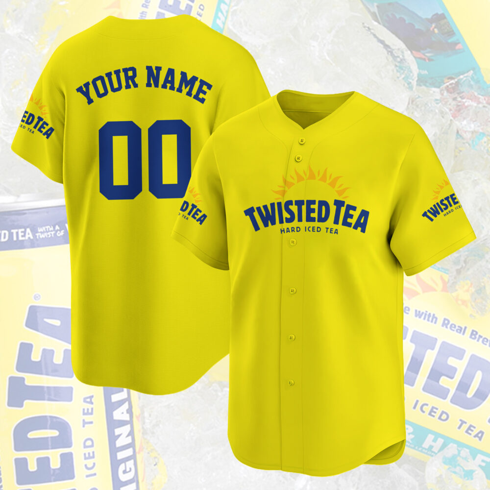 Personalized Twisted tea Baseball Jersey Personalized Twisted tea Baseball Jersey