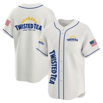 Personalized Twisted Tea USA Flag Baseball Jersey
