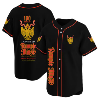Personalized Vintage Rumple Minze Gin Baseball Jersey