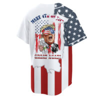 Personalized White Claw Donald Trump Independence Day Baseball Jersey