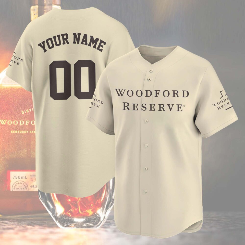 Personalized Woodford Reserve Baseball Jersey Personalized Woodford Reserve Baseball Jersey
