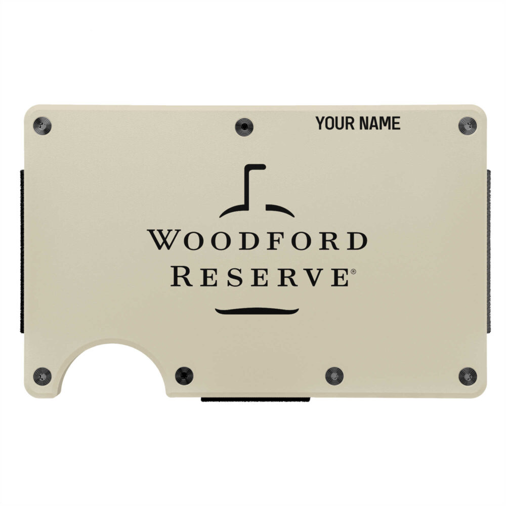 Personalized Woodford Reserve Metal Card Holder Personalized Woodford Reserve Metal Card Holder