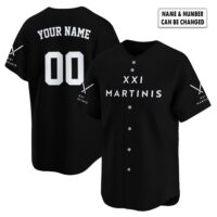 Personalized XXI Martinis Baseball Jerseys