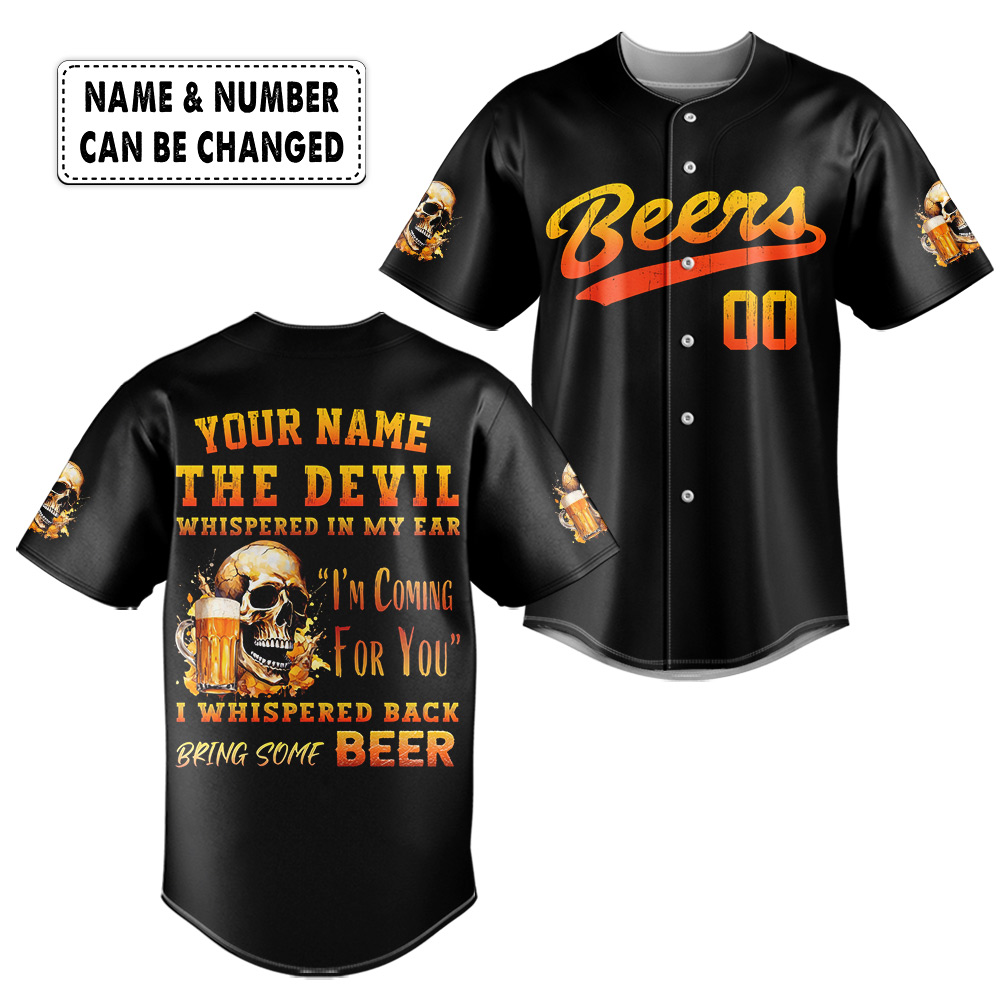 The Devil Beer Baseball Jersey